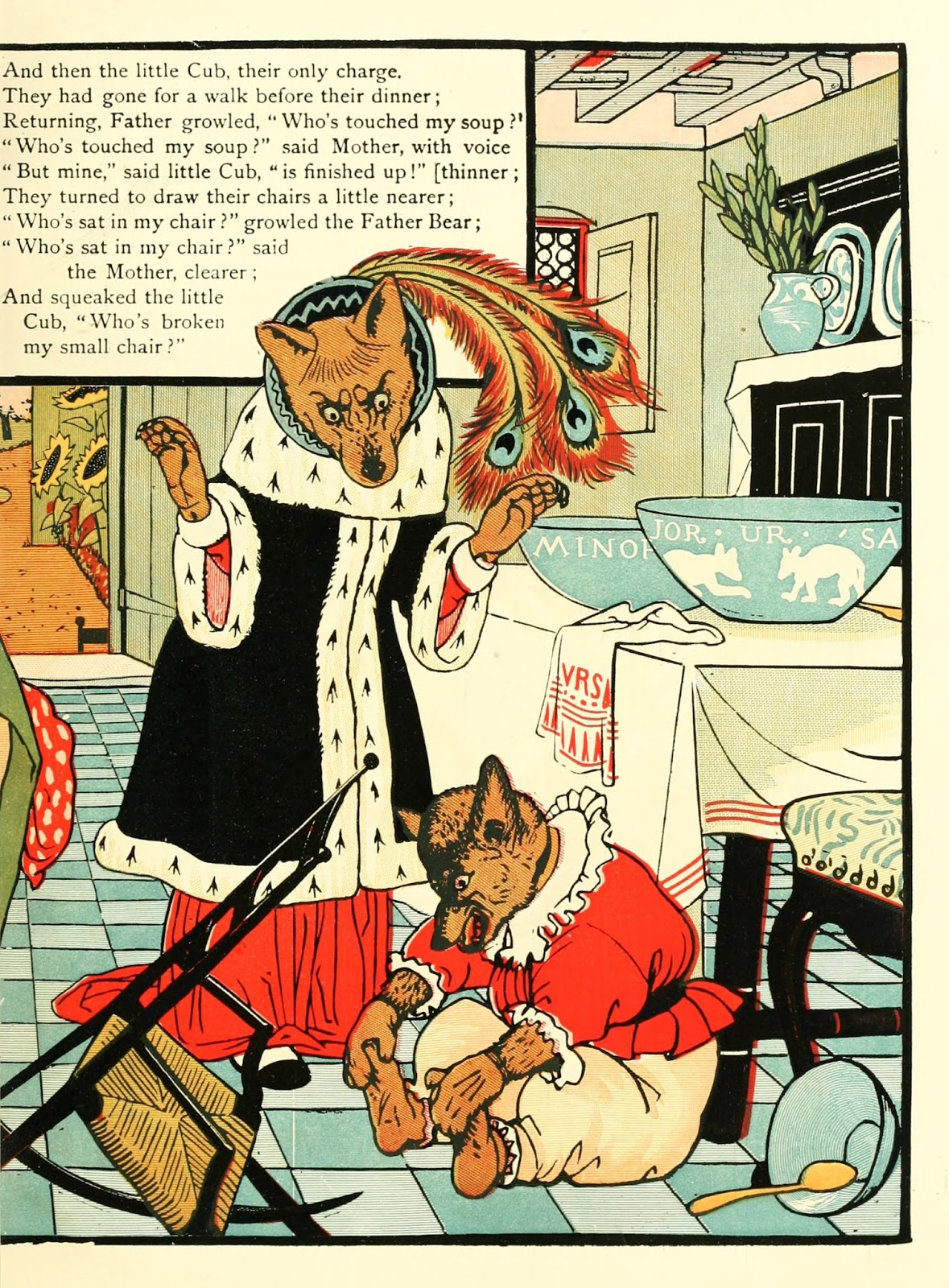 Walter Crane illustration Bear